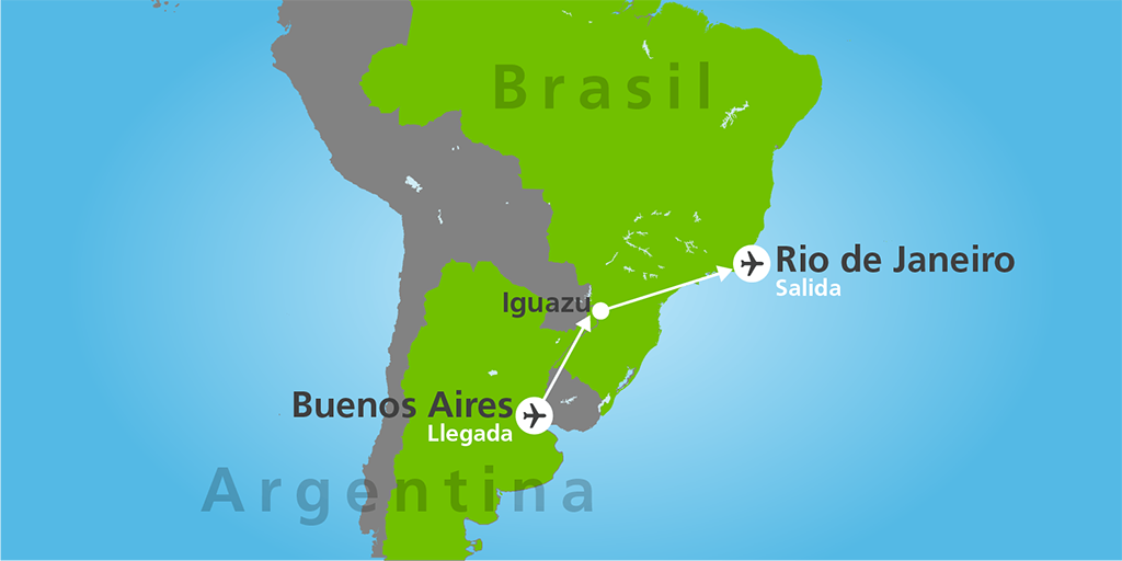 Nuestro viaje a Buenos Aires y Río de Janeiro te llevará por lo mejor de Latinoamérica. Recorreremos Buenos Aires y las Cataratas de Iguazú. 7