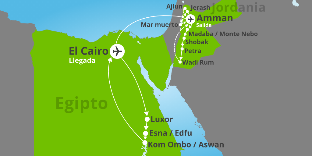 ¿Deseas un viaje fascinante por Oriente? Con este viaje a Jordania y Egipto de 15 conocerás los lugares más maravillosos jamás vistos. 7