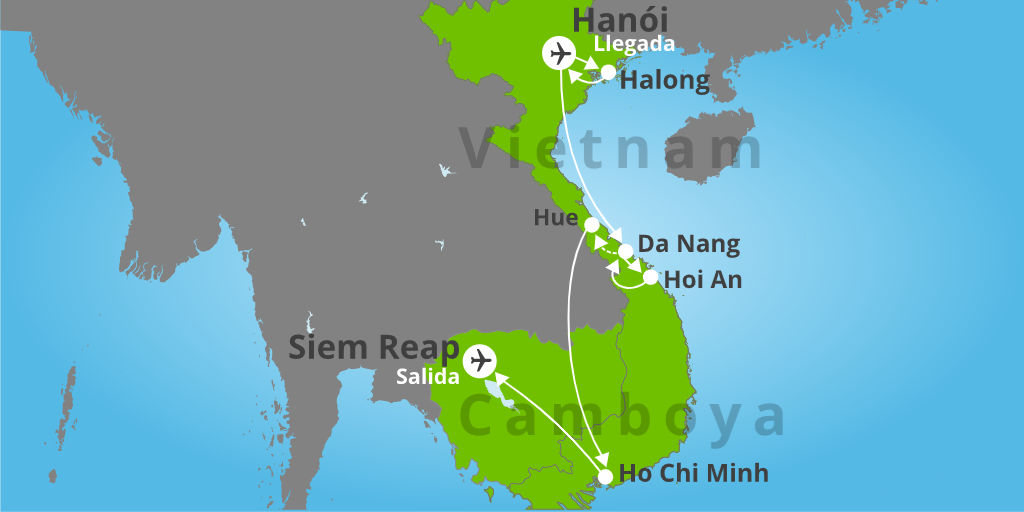 No dejes escapar este circuito por Vietnam y Camboya. Durante 15 días exploraremos desde los canales de Hoi An a los templos de Angkor Wat. 7